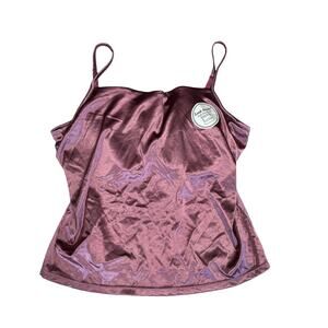 Susan Lucci Camisole Women's 42D Silky Pink Built In Bra New